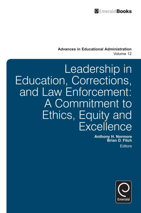 Cover image for book Leadership in Education, Corrections and Law Enforcement