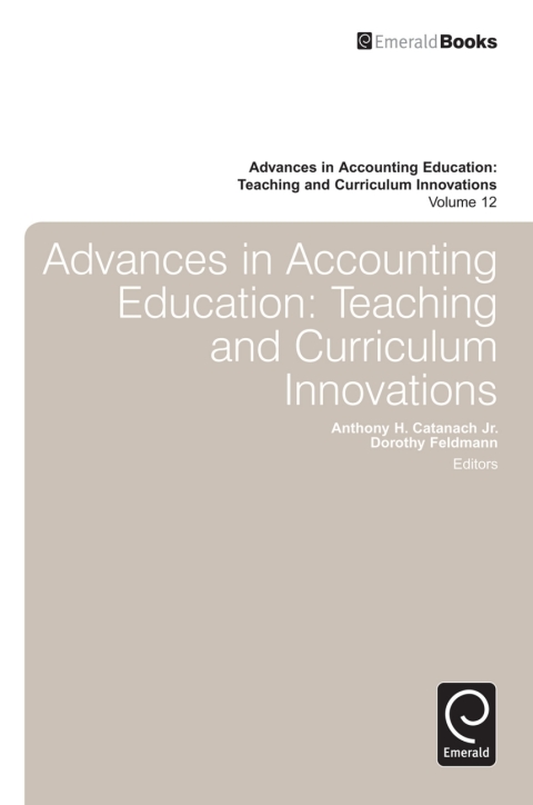 Cover image for book Advances in Accounting Education