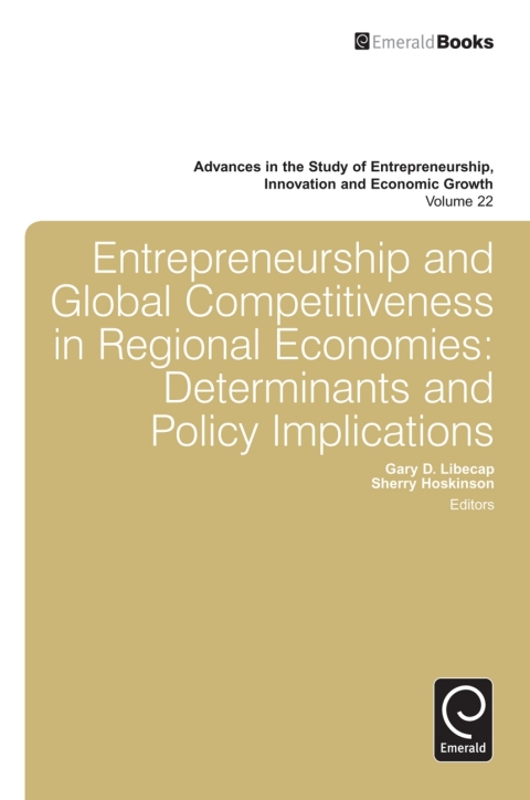 Cover image for book Entrepreneurship and Global Competitiveness in Regional Economies