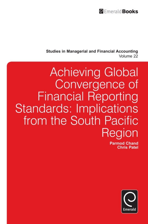 Cover image for book Achieving Global Convergence of Financial Reporting Standards