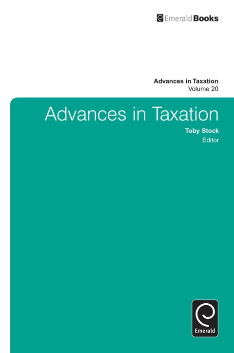 Cover image for book Advances in Taxation