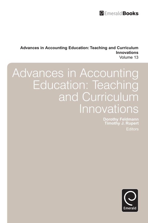 Cover image for book Advances in Accounting Education