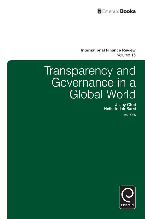 Cover image for book Transparency in Information and Governance