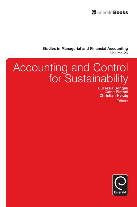 Cover image for book Accounting and Control for Sustainability