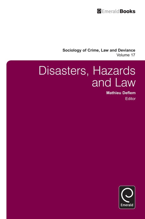 Cover image for book Disasters, Hazards and Law