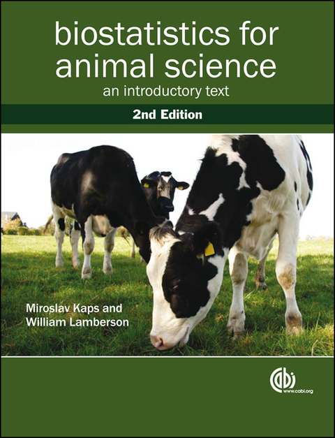 Cover image for book Biostatistics for Animal Science: An Introductory Text