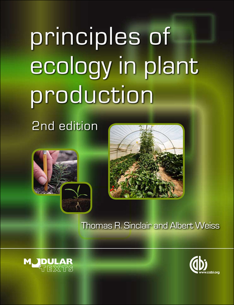 Cover image for book Principles of Ecology in Plant Production