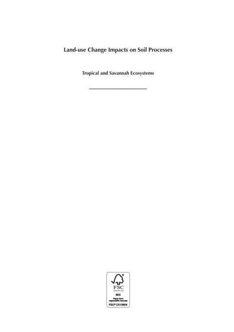 Cover image for book Land-Use Change Impacts on Soil Processes