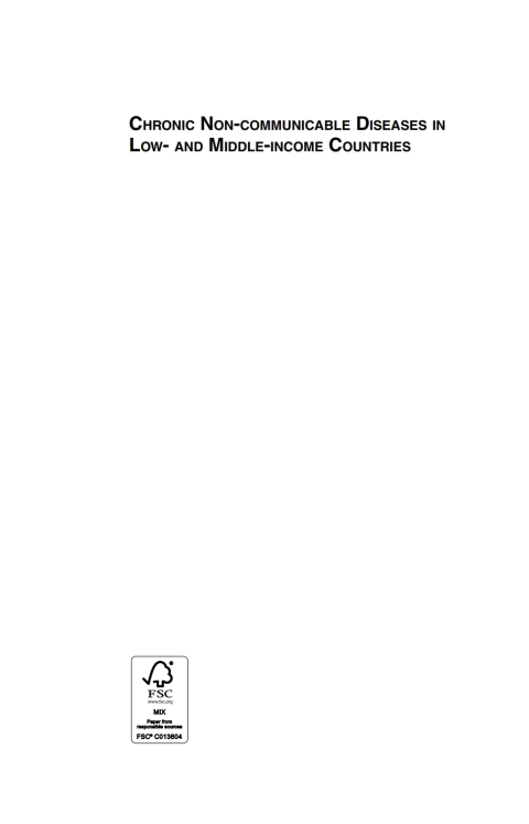 Cover image for book Chronic Non-communicable Diseases in Low and Middle-income Countries