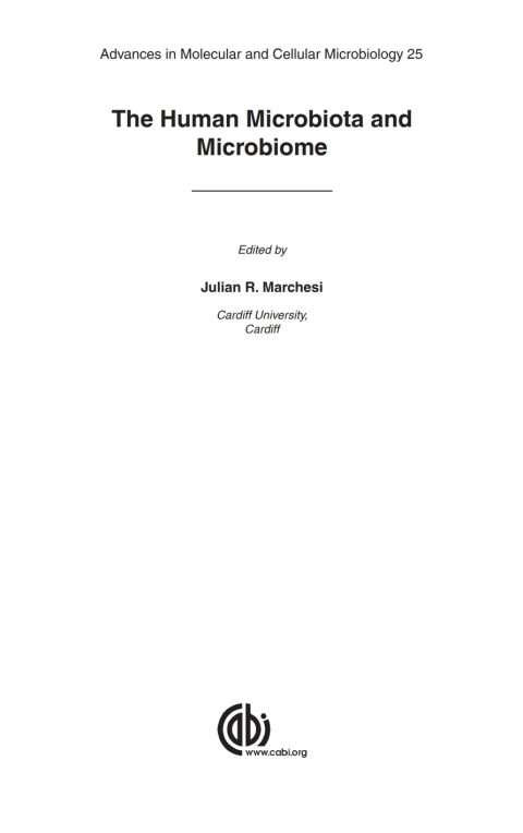 Cover image for book The Human Microbiota and Microbiome