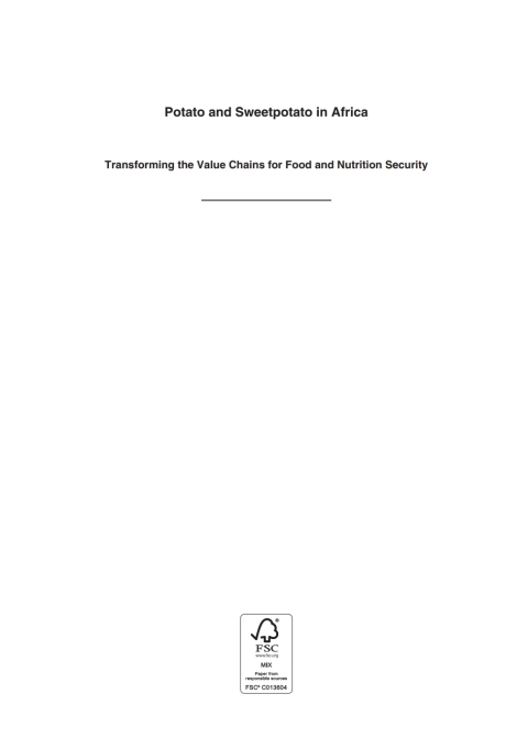 Cover image for book Potato and Sweetpotato in Africa