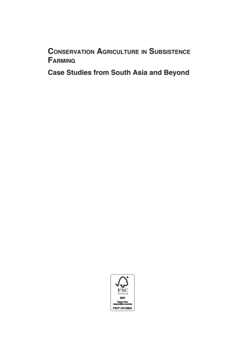Cover image for book Conservation Agriculture in Subsistence Farming