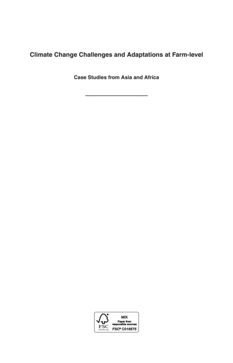 Climate Change Challenges and Adaptations at Farm-level 