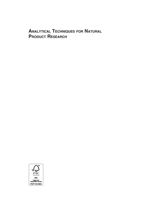 Cover image for book Analytical Techniques for Natural Product Research