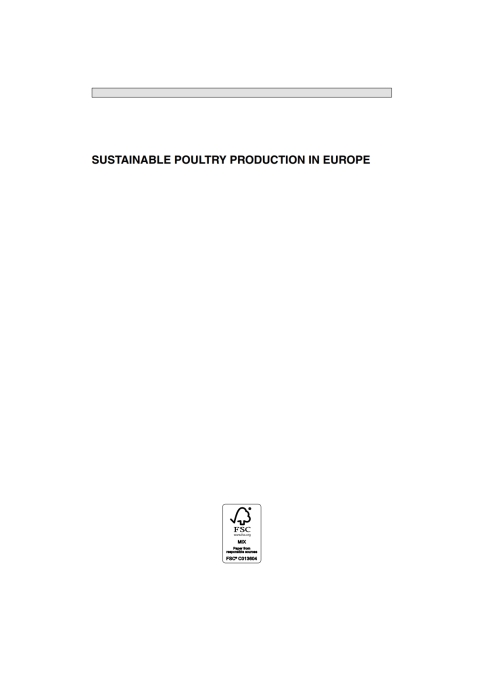 Cover image for book Sustainable Poultry Production in Europe