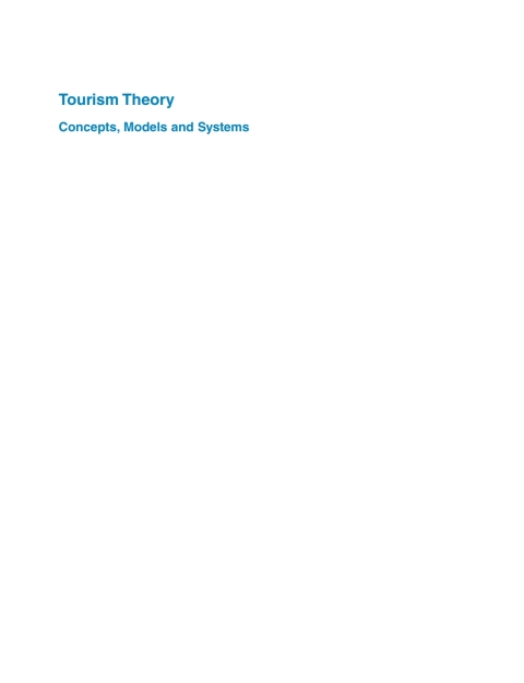Cover image for book Tourism Theory