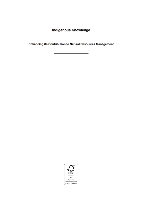 Indigenous Knowledge 