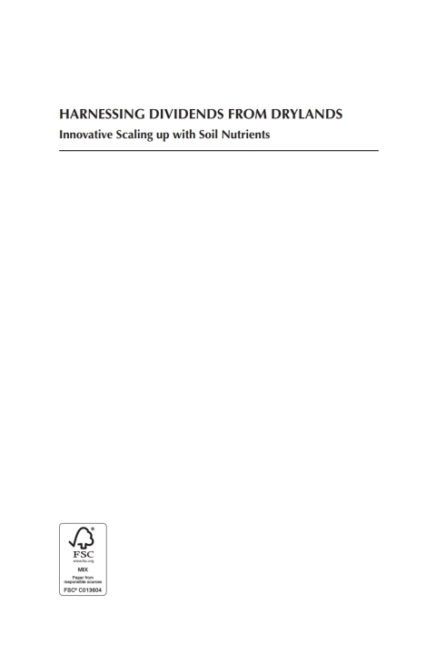 Cover image for book Harnessing Dividends from Drylands