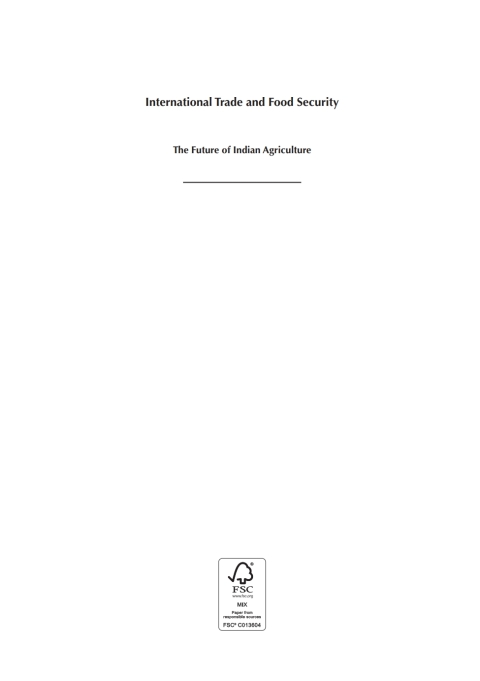 Cover image for book International Trade and Food Security