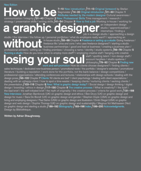 Cover image for book How to be a Graphic Designer Without Losing Your Soul