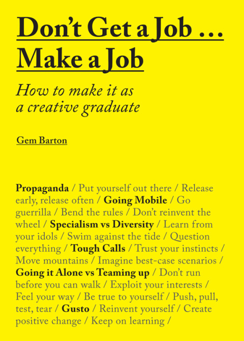 Cover image for book Don't Get a Job...Make a Job