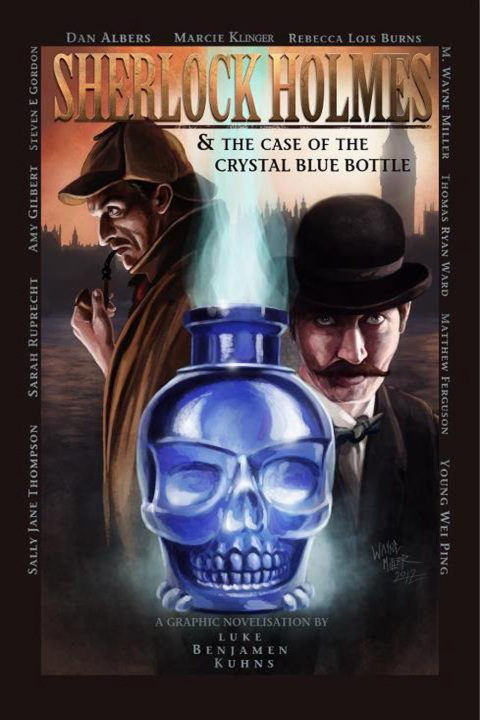 Cover image for book Sherlock Holmes and the Case of the Crystal Blue Bottle