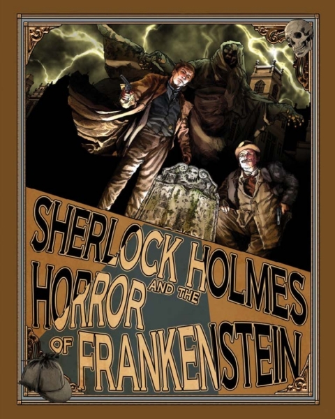 Cover image for book Sherlock Holmes and the Horror of Frankenstein