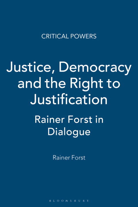 Cover image for book Justice, Democracy and the Right to Justification