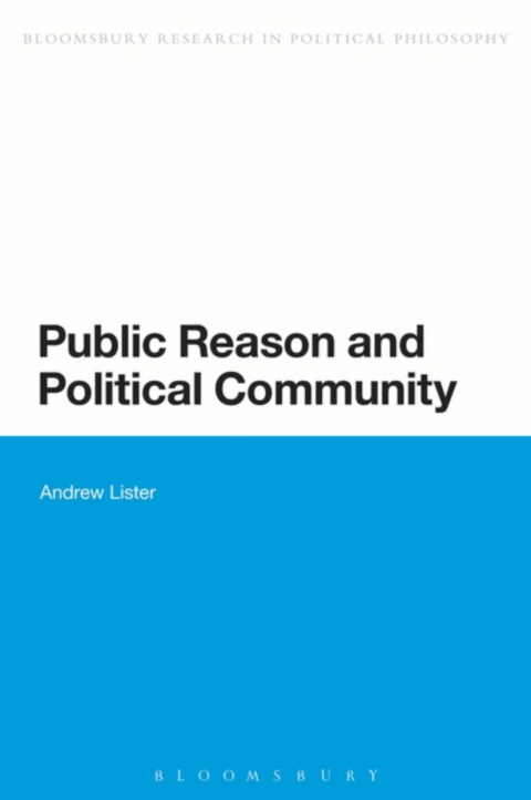Cover image for book Public Reason and Political Community