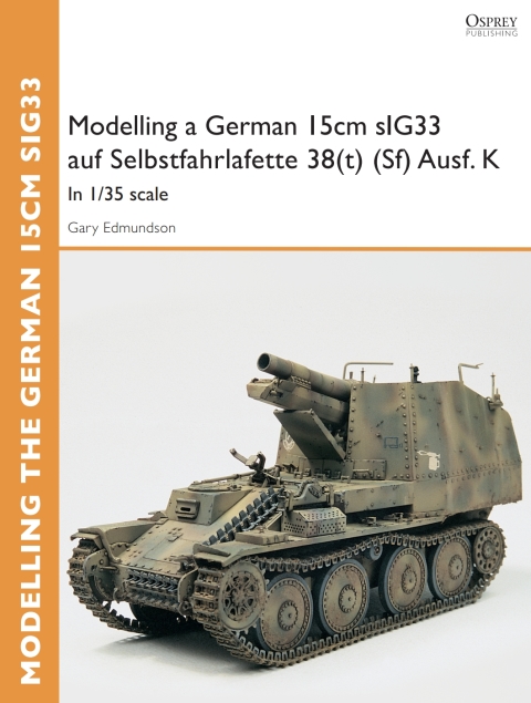 Modelling a German 15cm sIG33 auf Selbstfahrlafette 38(t) (Sf) Ausf.K 