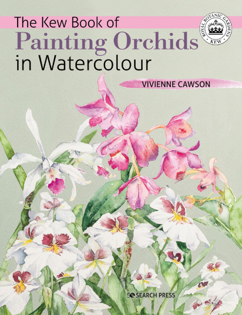 Cover image for book The Kew Book of Painting Orchids in Watercolour