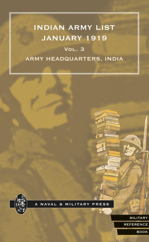 Cover image for book Indian Army List January 1919 - Volume 3
