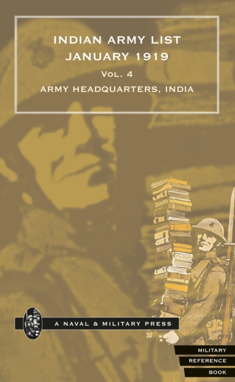 Cover image for book Indian Army List January 1919 - Volume 4