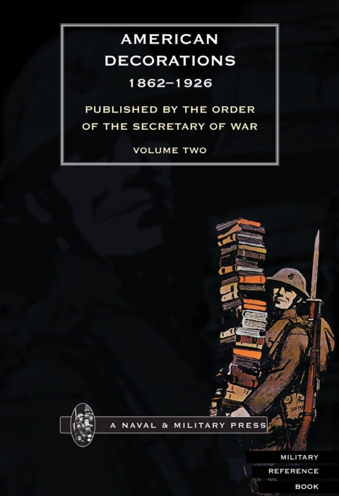 Cover image for book American Decorations (1862-1926) Volume 2