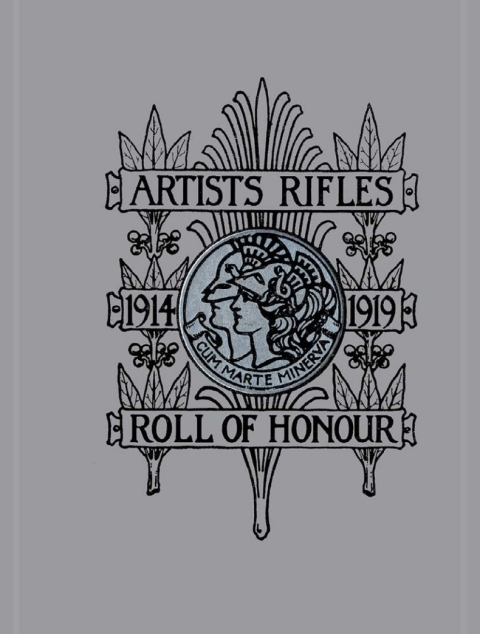 Cover image for book Artists Rifles. Regmental Roll of Honour and War Record 1914-1919