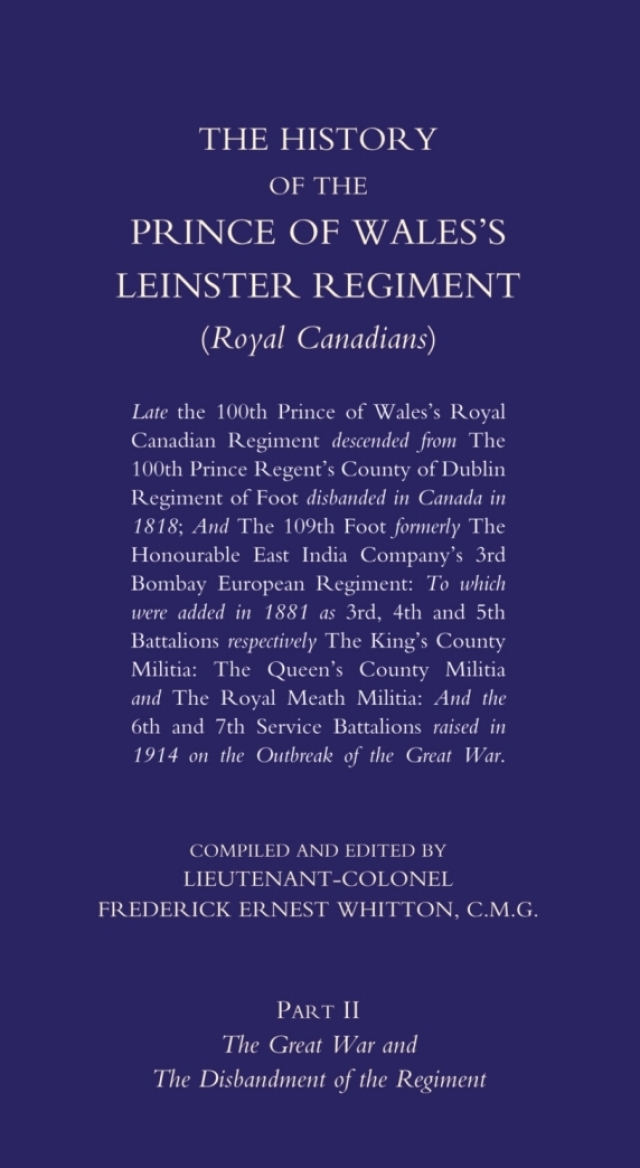 The History of the Prince of Wales's Leinster Regiment - Volume 2