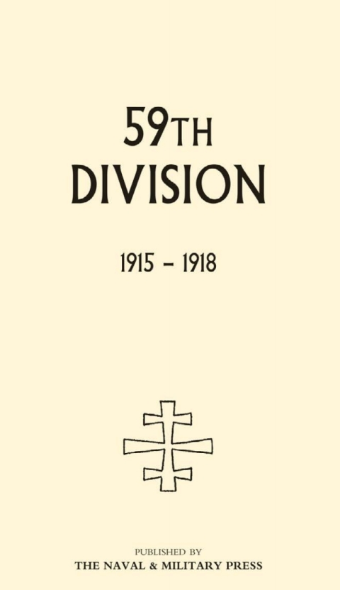 Cover image for book 59th Division: 1915-1918