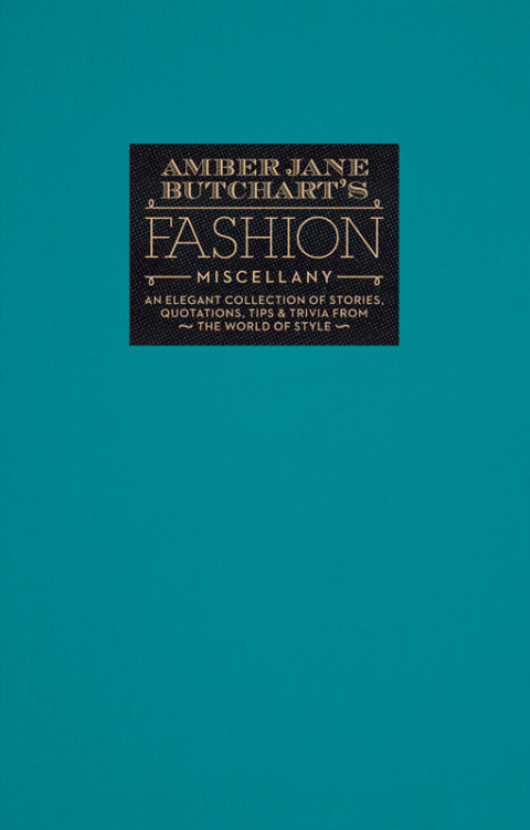 Cover image for book Amber Jane Butchart's Fashion Miscellany