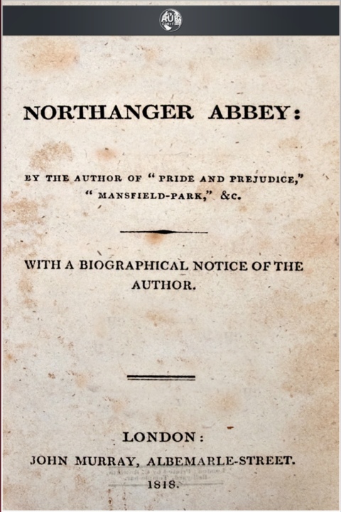 Cover image for book Northanger Abbey