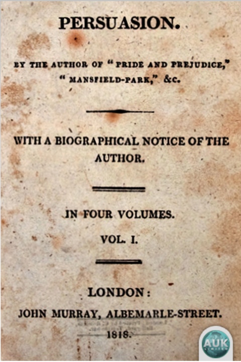 Cover image for book Persuasion