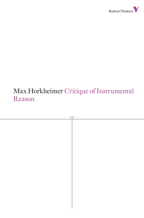 Cover image for book Critique of Instrumental Reason
