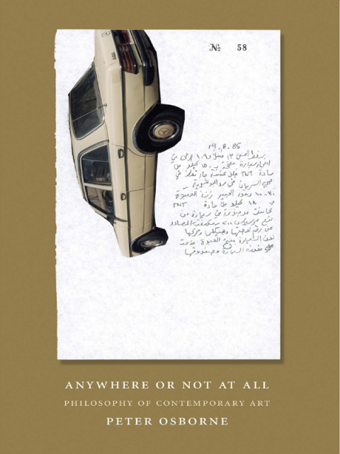 Cover image for book Anywhere or Not at All