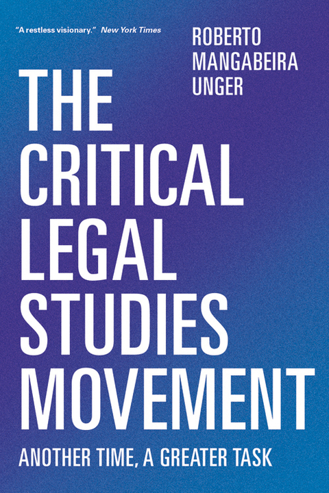 Cover image for book The Critical Legal Studies Movement