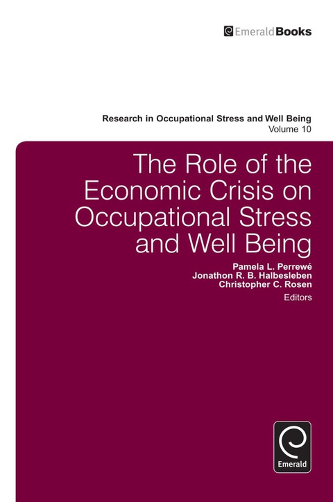 Cover image for book The Role of the Economic Crisis on Occupational Stress and Well Being