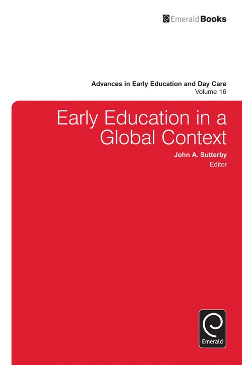 Cover image for book Early Education in a Global Context