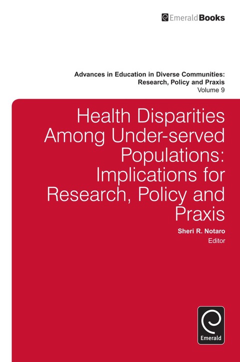 Cover image for book Health Disparities Among Under-served Populations