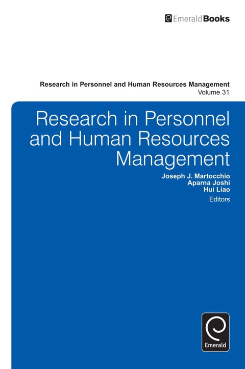 Cover image for book Research in Personnel and Human Resources Management