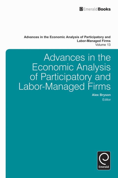 Cover image for book Advances in the Economic Analysis of Participatory and Labor-Managed Firms