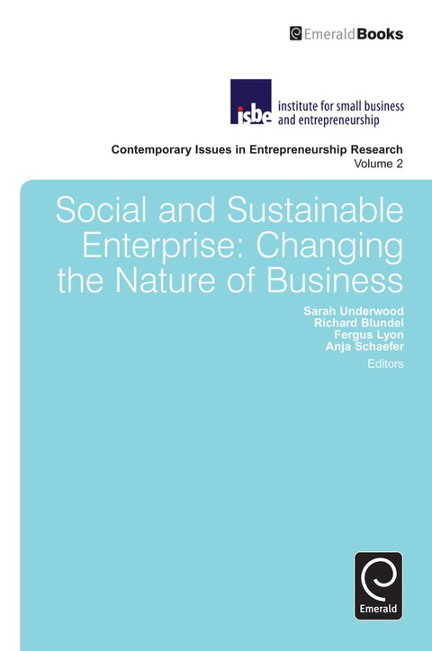 Cover image for book Social and Sustainable Enterprise