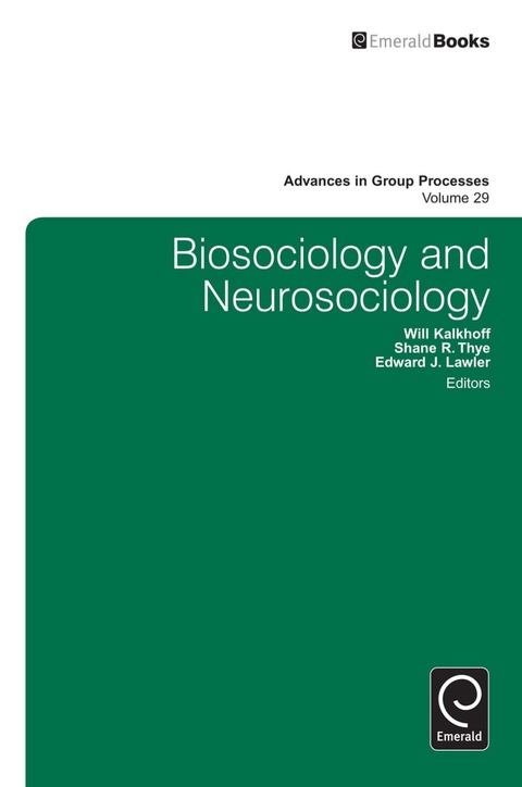Cover image for book Biosociology and Neurosociology